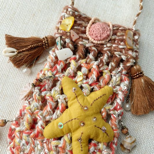 黄海星 yellow starfish phone bag