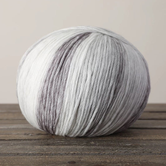 Yun tuan - Colour changing yarn Blended Cotton Wool Long Pile Wool Hat Scarf Clothes Hand Knitting Material Kit 1013
