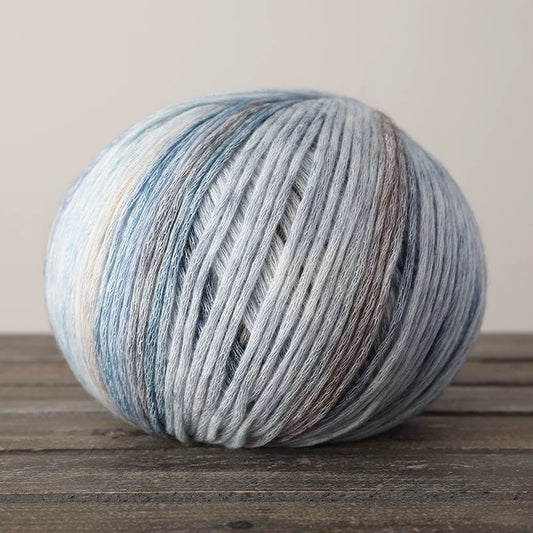 Yun tuan - Colour changing yarn Blended Cotton Wool Long Pile Wool Hat Scarf Clothes Hand Knitting Material Kit 1001
