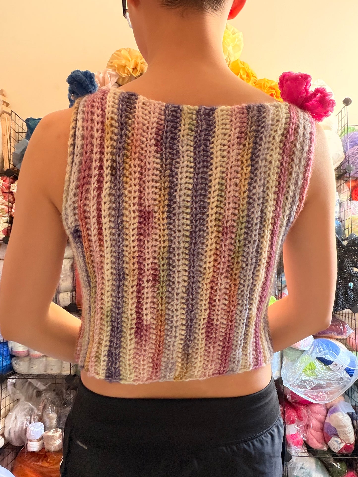 Tank top -How to enjoy yarn playground