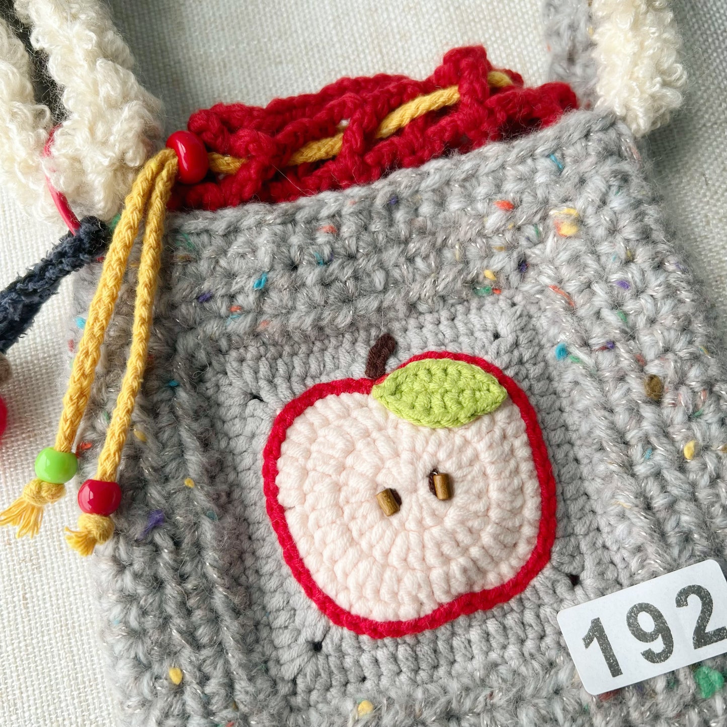 方块苹果 Square apple neck bag