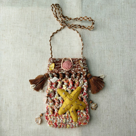 黄海星 yellow starfish phone bag