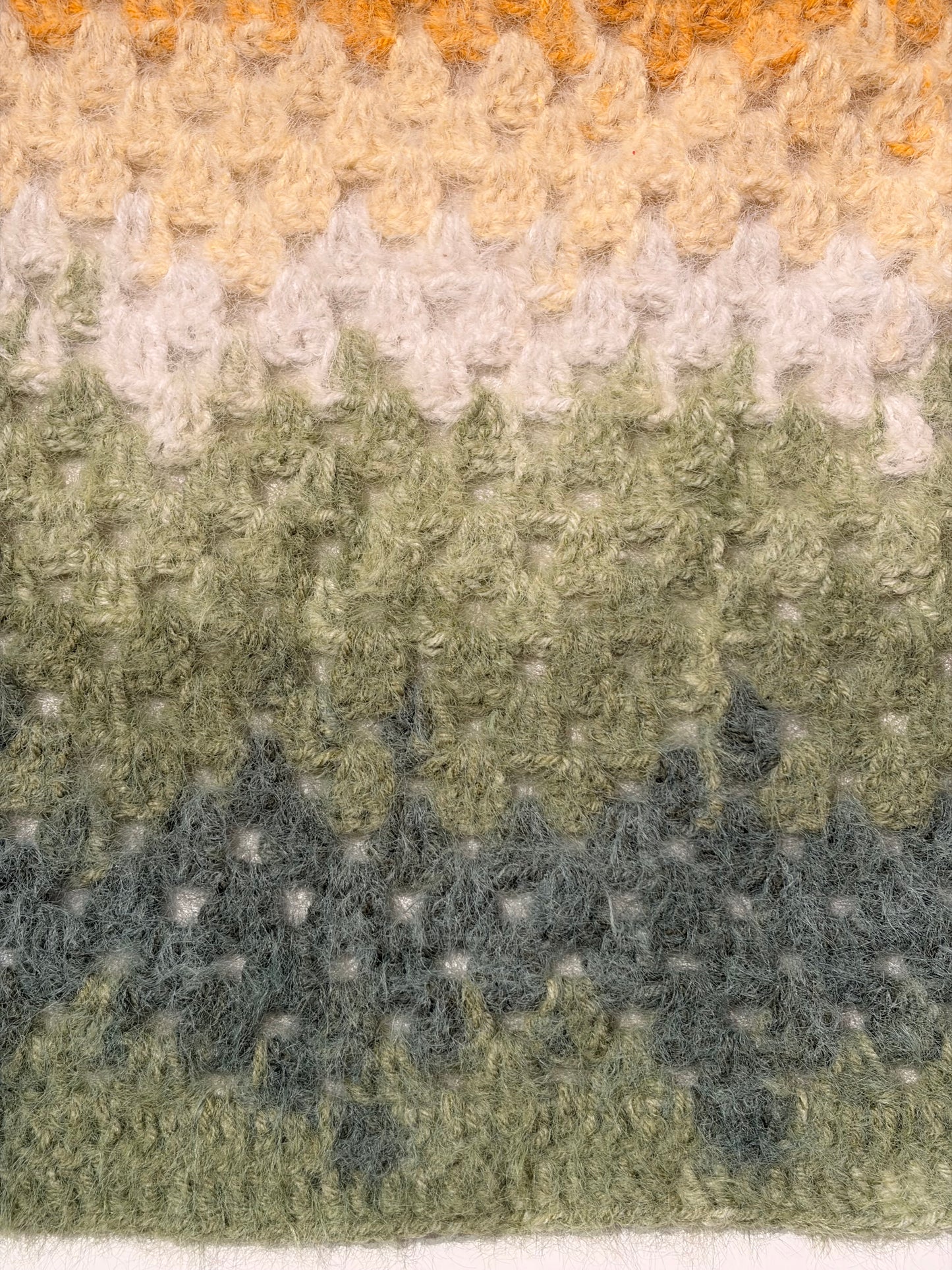 Forest Shawl/Scarf -How to enjoy yarn playground