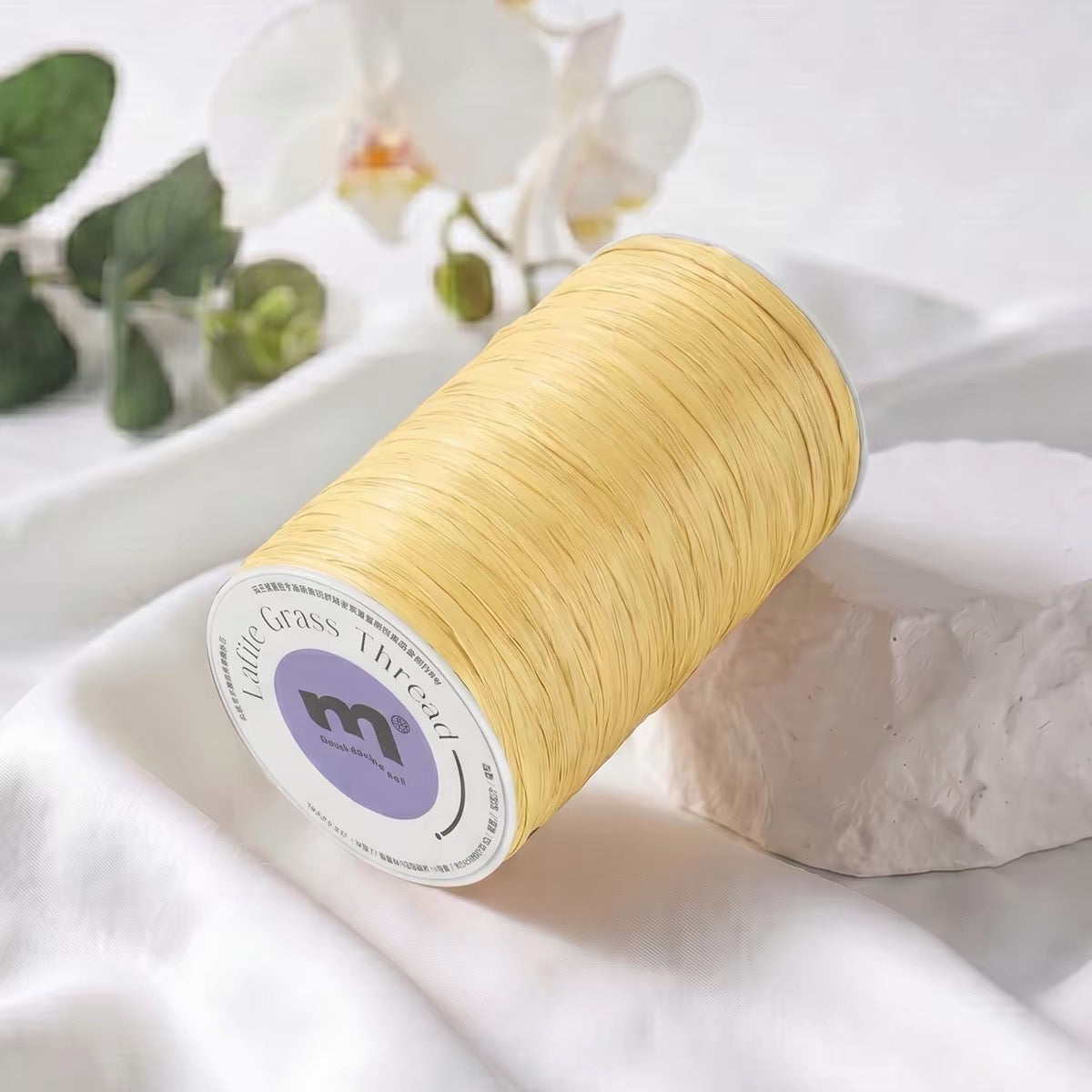 XMT Raffia Yarn – Plant Fibre Cotton for Crochet and Knit DIY Bags and Hats