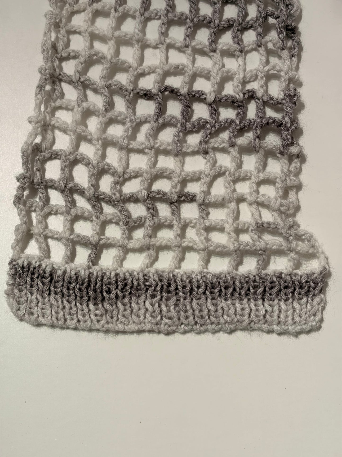 Mesh Scarf -How to enjoy yarn playground