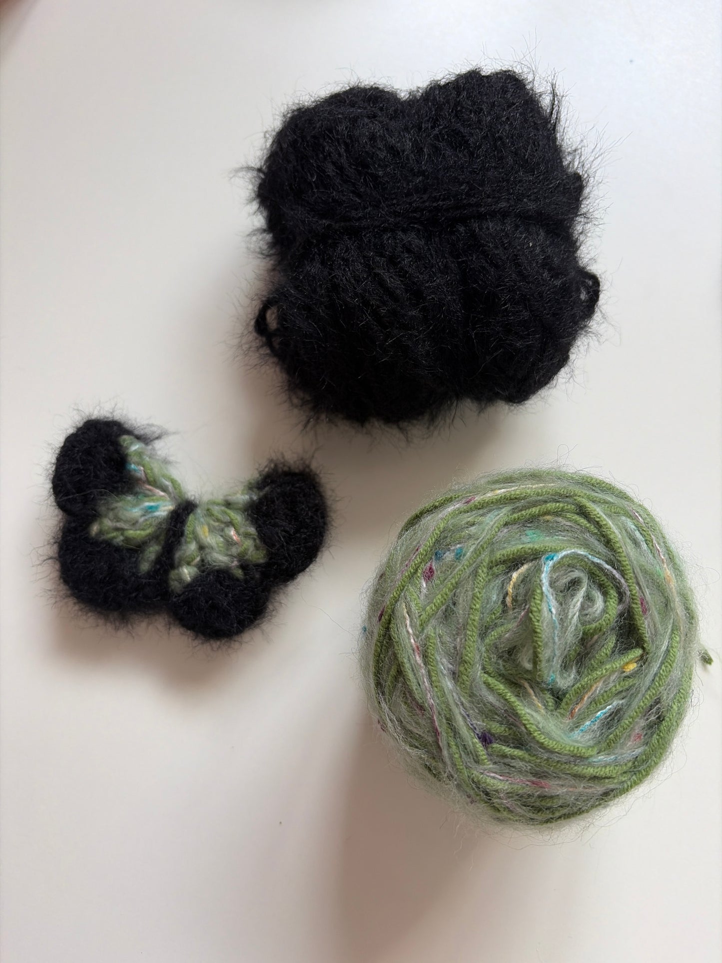 Green Butterflies - How to enjoy yarn playground
