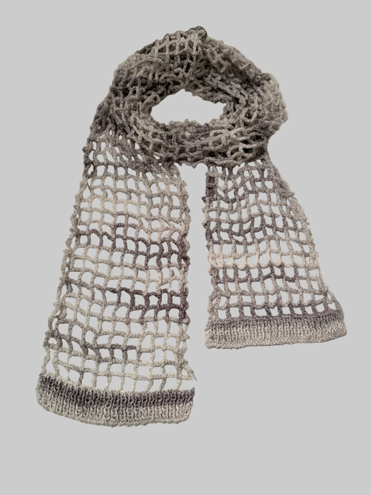 Mesh Scarf -How to enjoy yarn playground