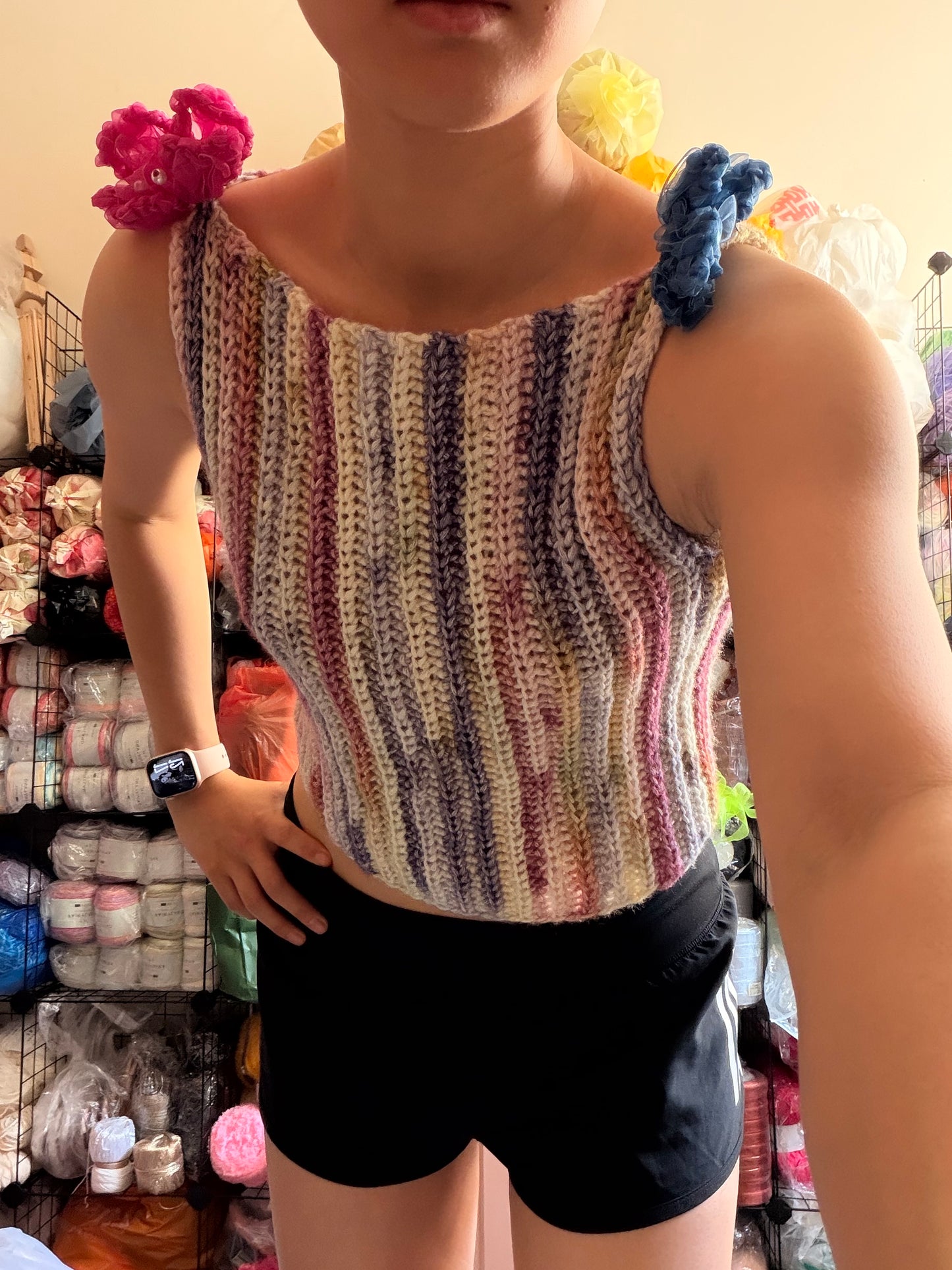 Tank top  -How to enjoy yarn playground