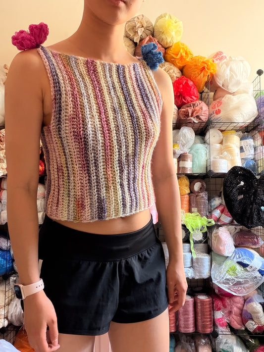 Tank top  -How to enjoy yarn playground