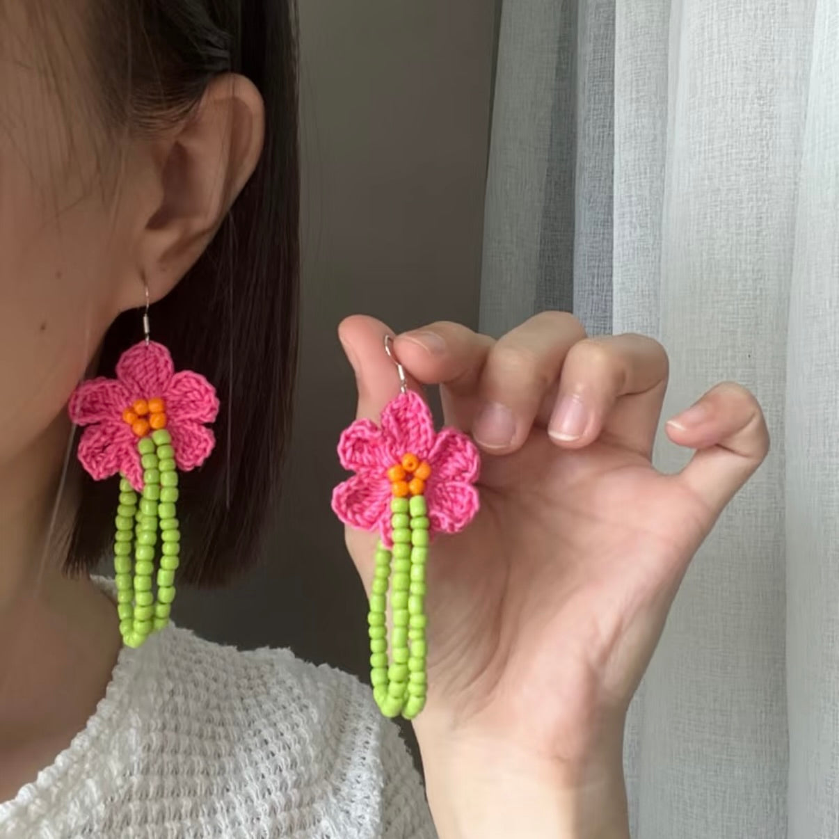 Crochet earing gifts