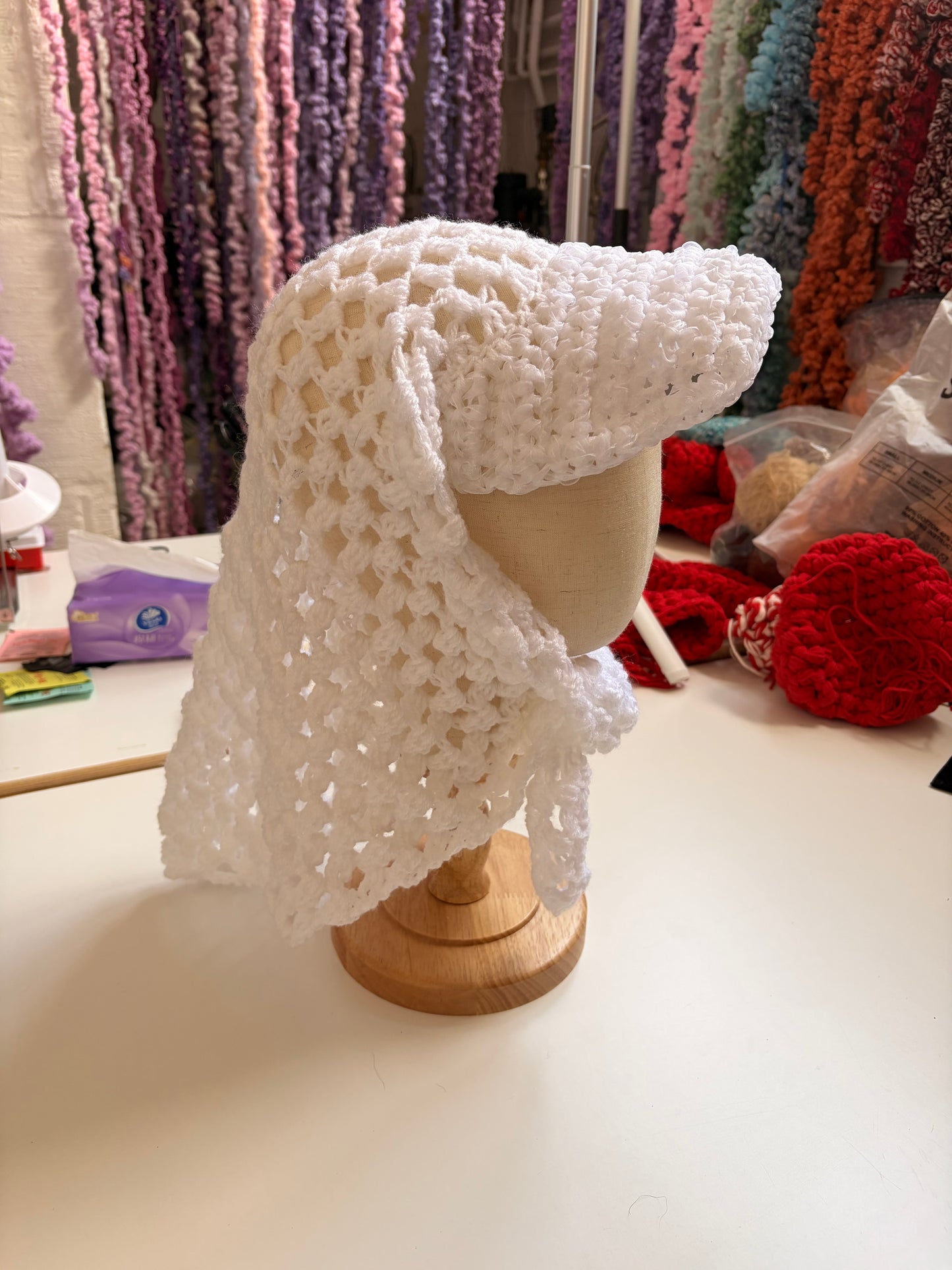 Bendanna/ cap bandanna -How to enjoy yarn playground