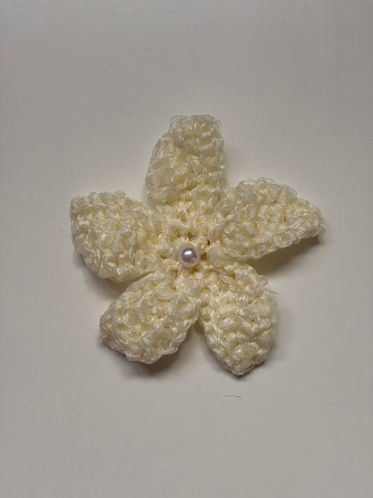 Plumeria Ribboned -How to enjoy yarn playground