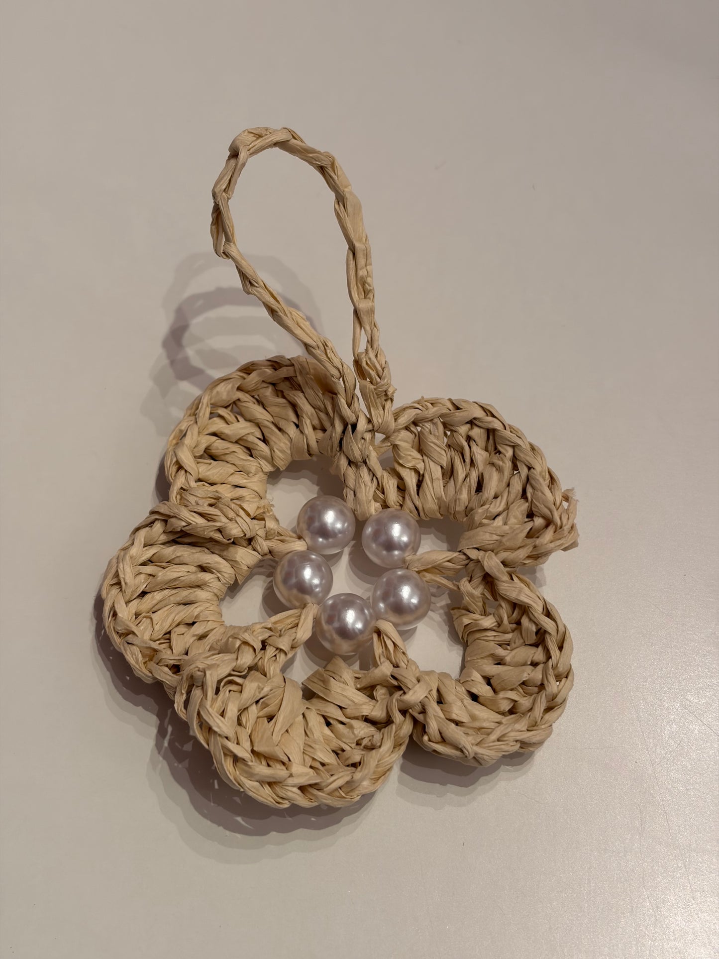 Beaded Flower Key Chain - How to enjoy yarn playground