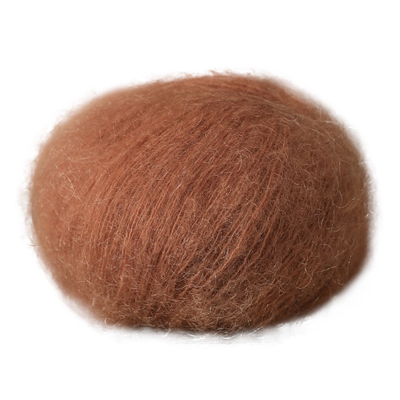 SKYY Freshly dyed, segment-dyed wool and mohair yarn – soft, fine and perfect for hand-knitting