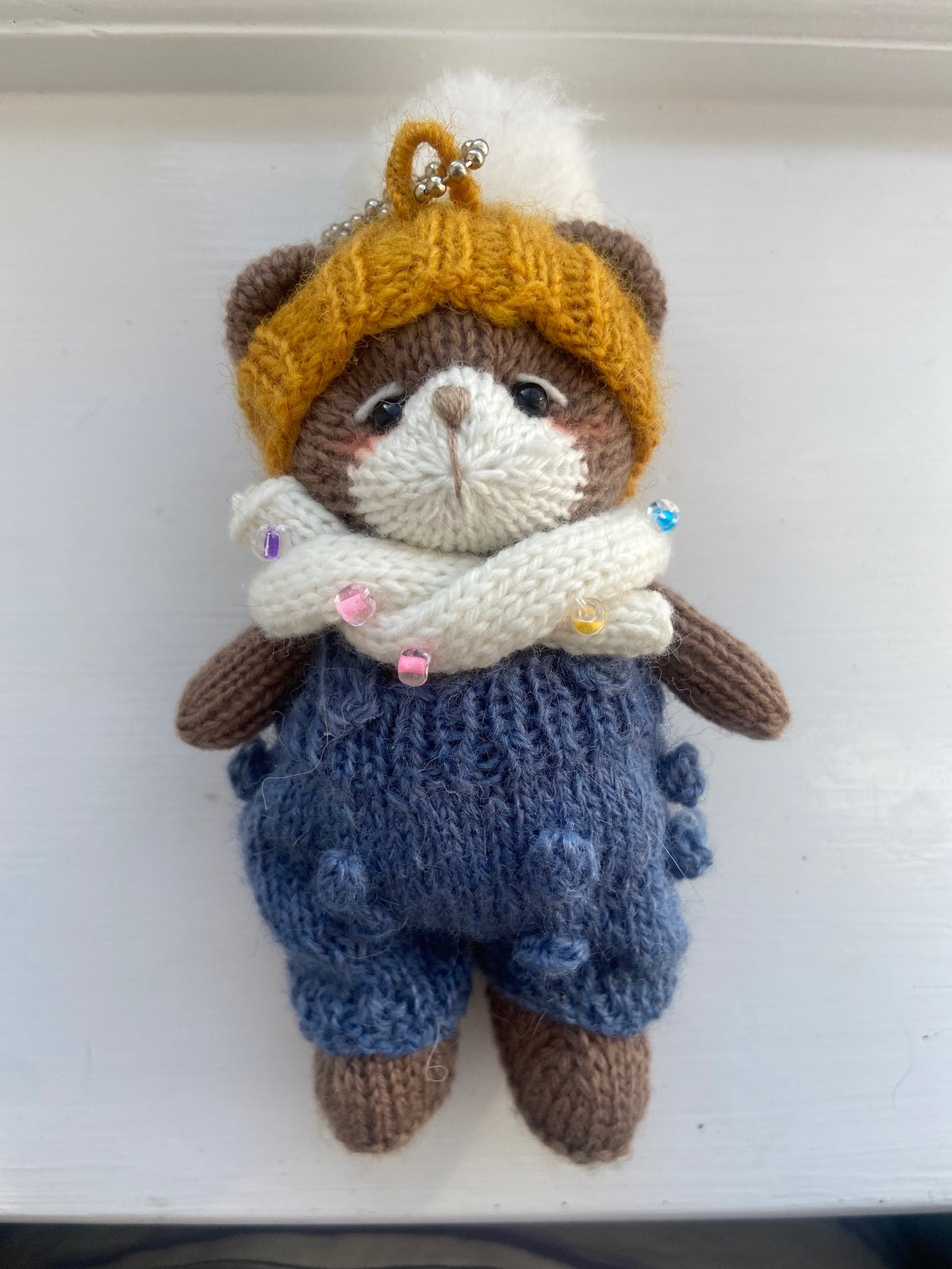 猫吟花夏 Teddy bear blue jumper