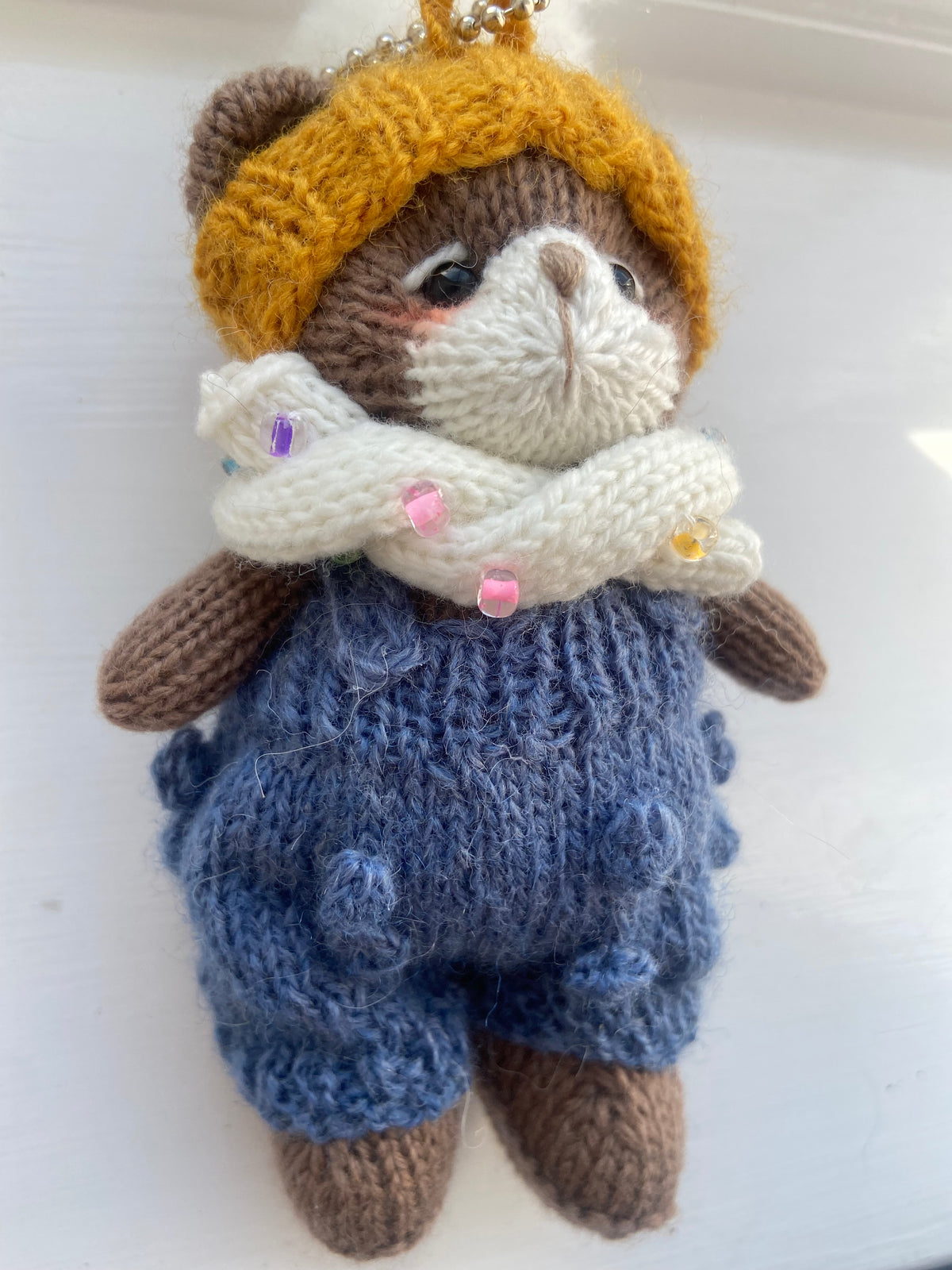 猫吟花夏 Teddy bear blue jumper