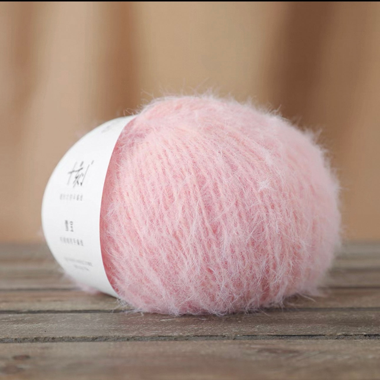 Xue bao - Fluffy Wool blended yarn Crochet Knit Blanket Jumpers Shawls for Autumn Winter Rainy Cold day-909