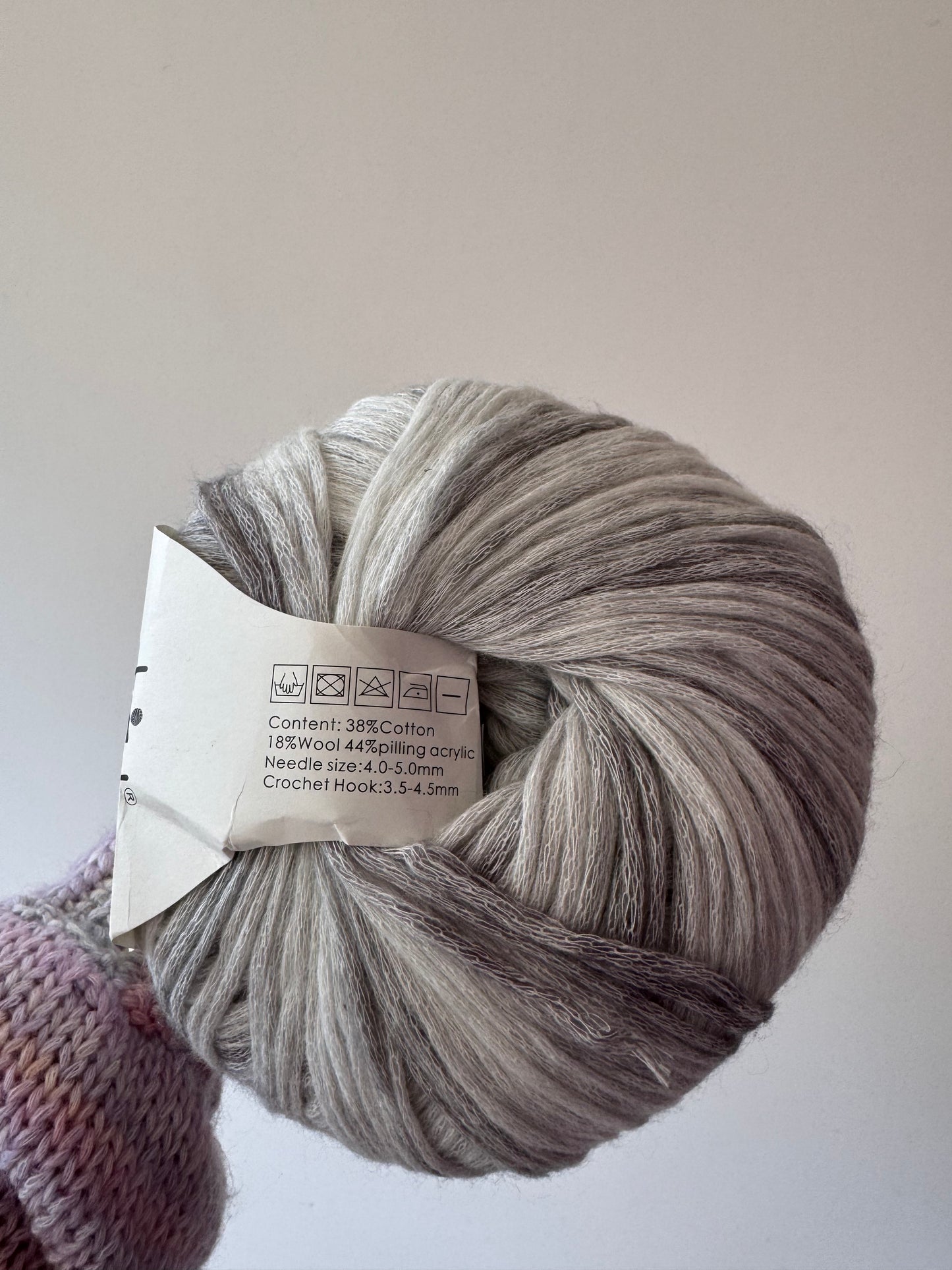 SHIKE Cloud-Cluster Multicolor Rainbow Yarn for Knitting&Crocheting.Soft Wool Acrylic Cotton Blended Yarn.Gradient Space-Dyed Air Yarn