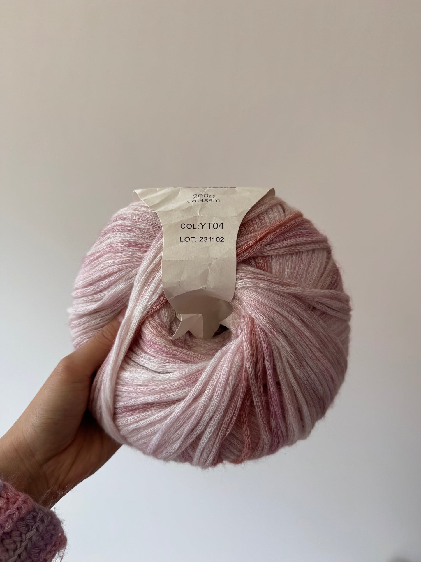 SHIKE Cloud-Cluster Multicolor Rainbow Yarn for Knitting&Crocheting.Soft Wool Acrylic Cotton Blended Yarn.Gradient Space-Dyed Air Yarn