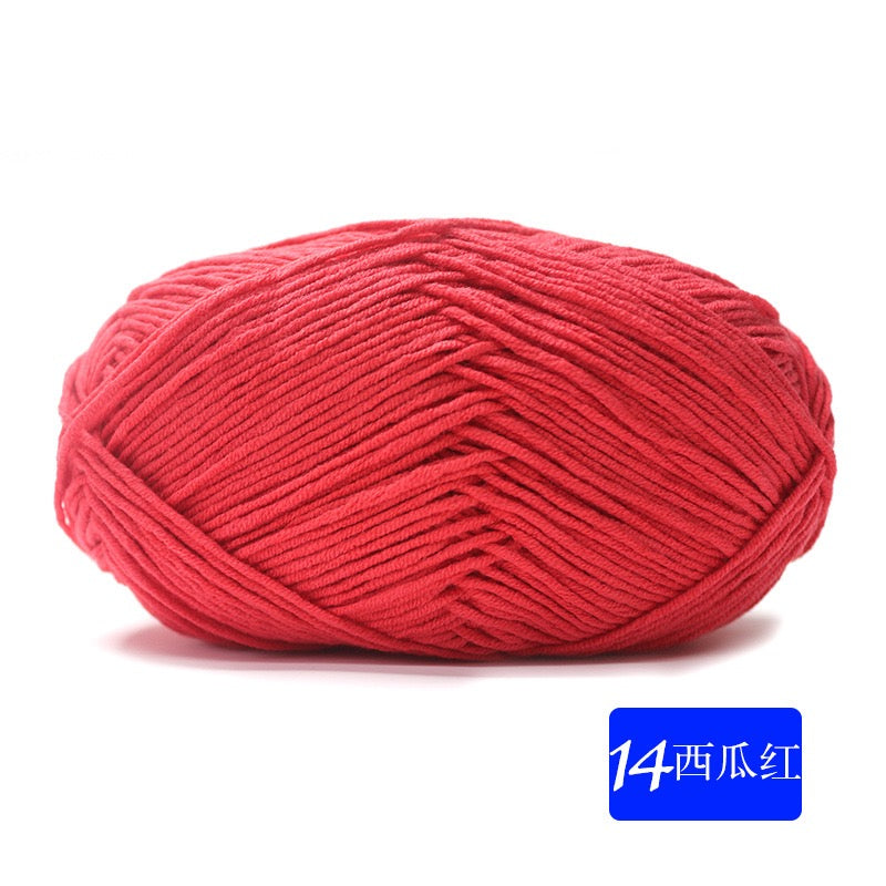 HCBZ Standard 5-ply crochet yarn DIY craft kit for making bags and soft toys