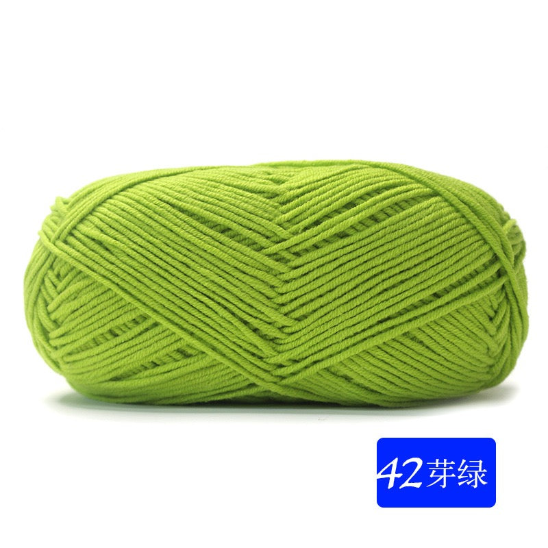 HCBZ Standard 5-ply crochet yarn DIY craft kit for making bags and soft toys
