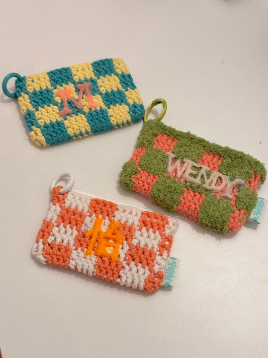 Crochet Customise workshop-3D Printing Pen on Crochet Cardholder